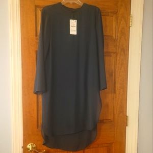 Zara Army GREEN Long Sleeve Dress